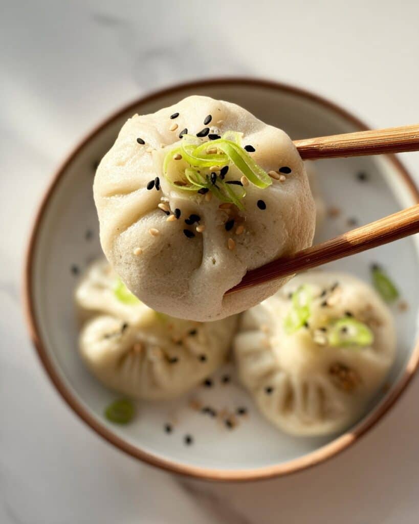 Vegan Aubergine Baozi (Chinese Steamed Bun) Recipe