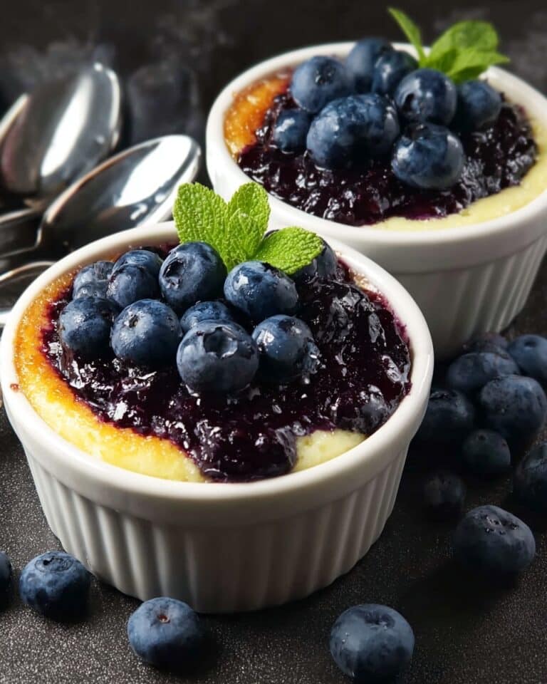 Baked Blueberry Cottage Cheese Bowls Recipe