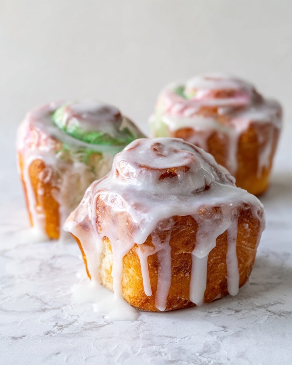 Rainbow Sherbet Sweet Rolls Recipe