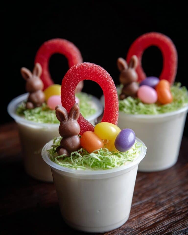 Coconut Cake Easter Basket Pudding Shots Recipe