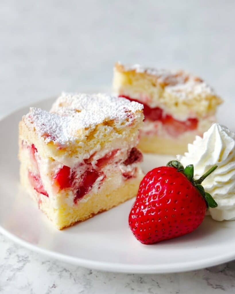 French Strawberry Cake Recipe