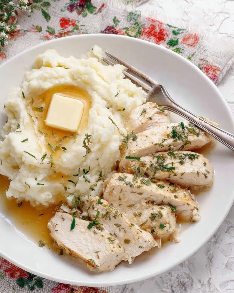 Crock Pot Frozen Turkey Breast with Homemade Gravy Recipe